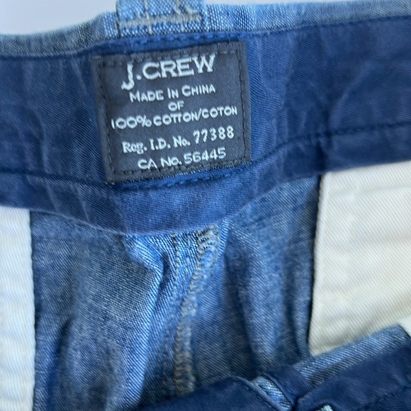 J Crew Stanton cotton chambray shorts- sz 34 - Picture 3 of 6